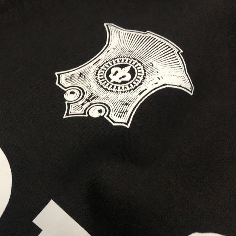 RHUDE Hoodie New Orleans Multi Badge Flag Graphic