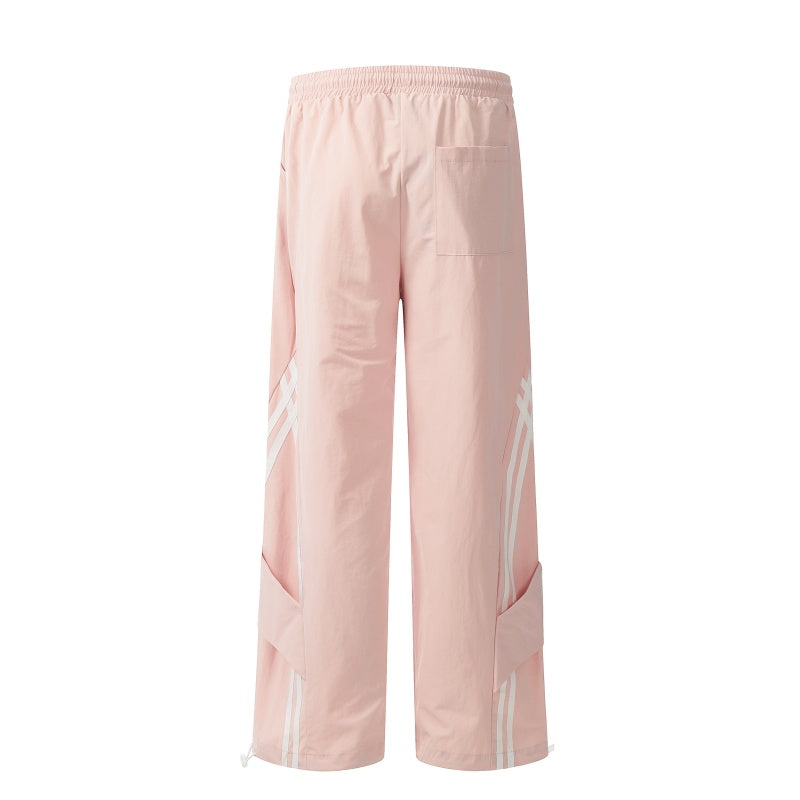 American-style streetwear harem pants Multi-color lightweight relaxed straight trousers
