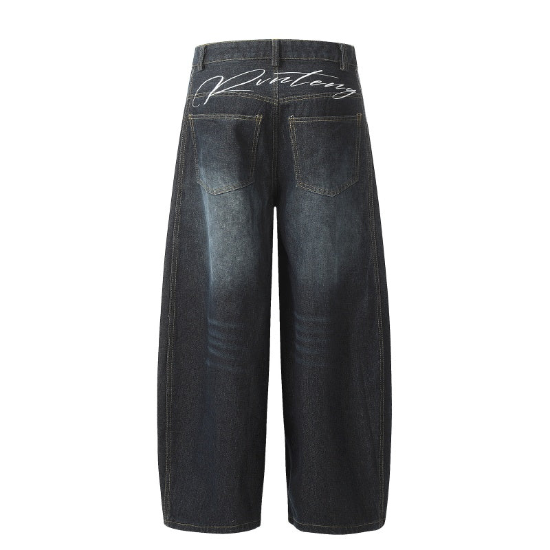 American-style streetwear harem pants Relaxed Cropped Balloon Silhouette