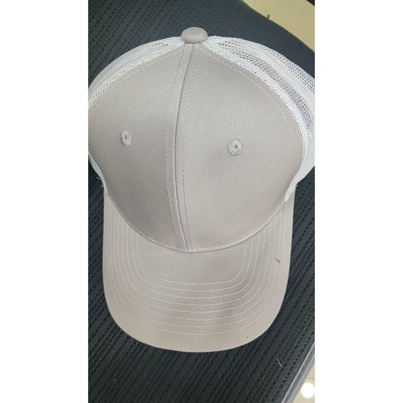 Trendy flat brimmed snapback hatssummer mesh breathable