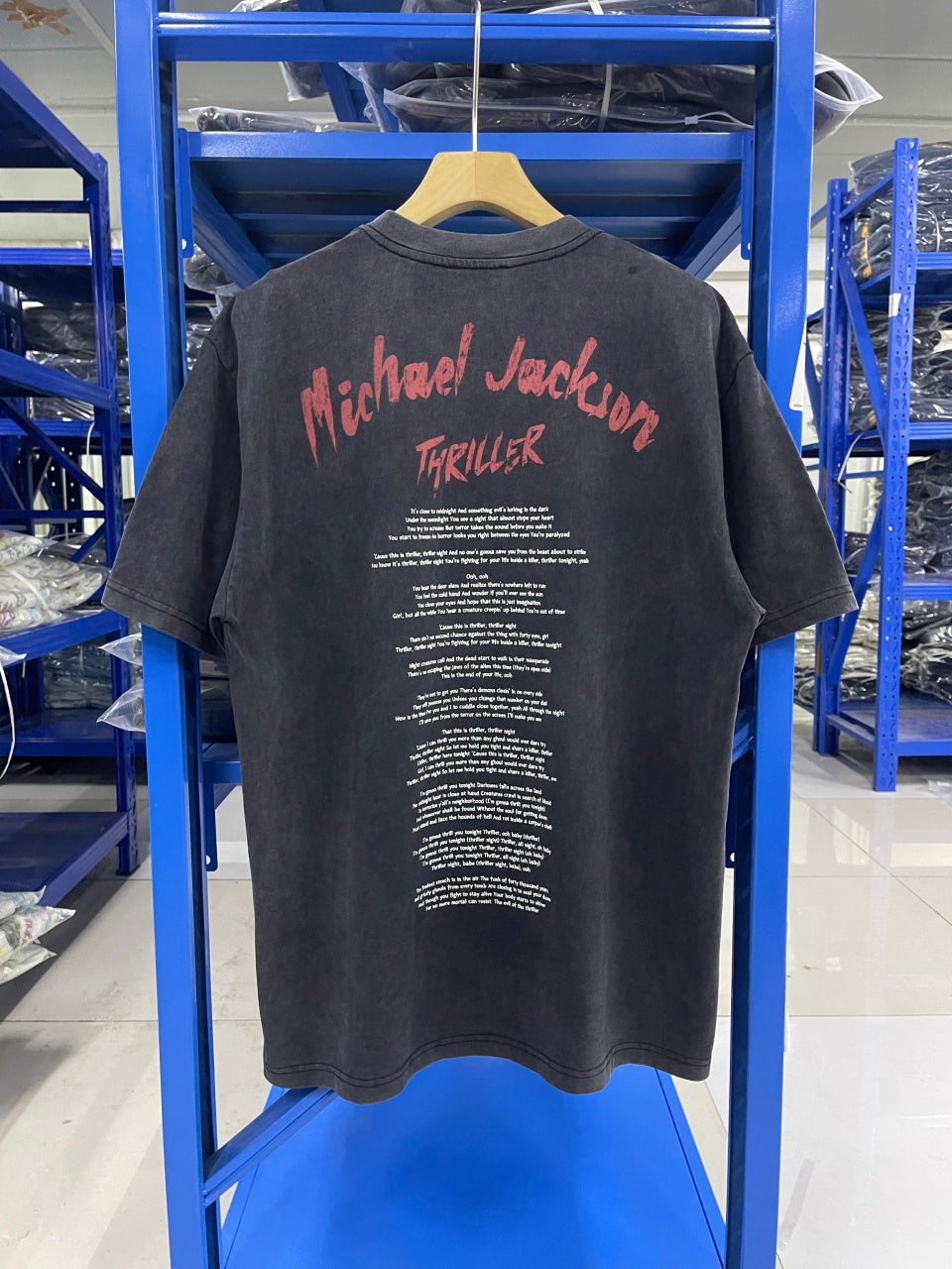 Vintage style washed summer wear T shirt 260G pure cotton high-quality streetwear