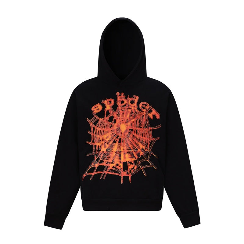 Spiderweb hoodie High-quality pure cotton for autumn and winter