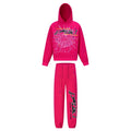 Spiderweb hoodie & sweatpants 2 piece set High-quality pure cotton for autumn and winter