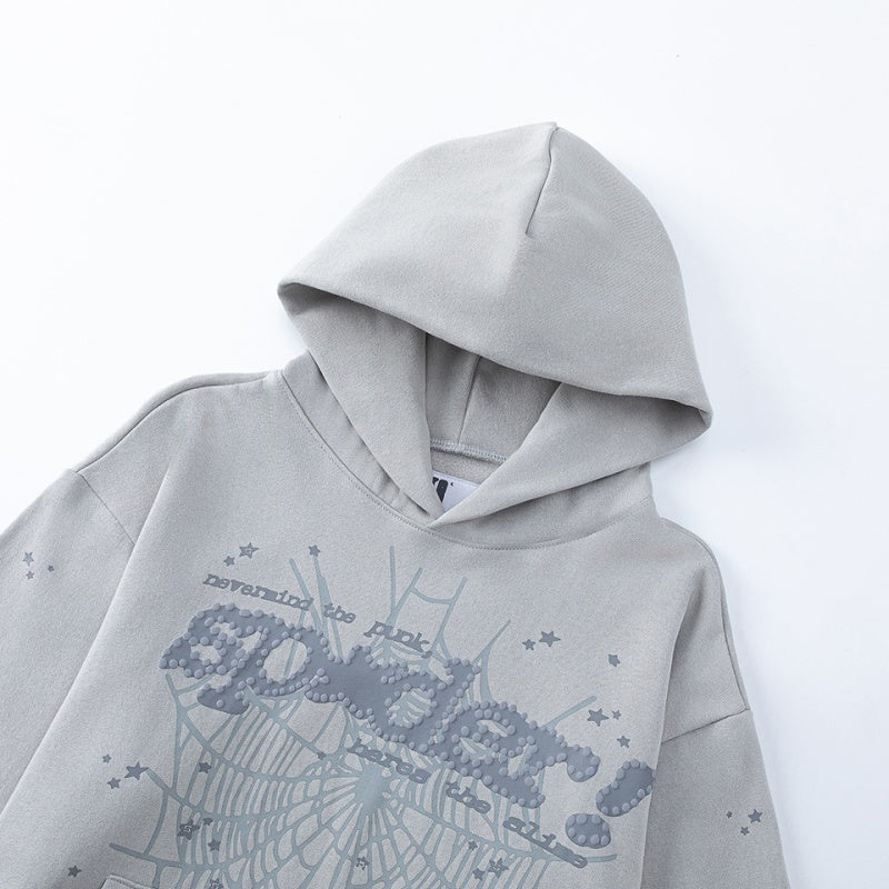 Spiderweb hoodie High-quality pure cotton for autumn and winter
