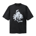 Saint Michael T Shirts Distressed Print Saint Multiple Angels Dark Base Art