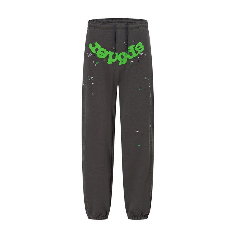 Spiderweb sweatpants High-quality pure cotton for autumn and winter Camouflage