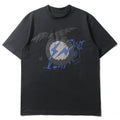 Mens T-shirt Vintage Kanye x Cactus Jack collaboration featuring Hiroshi Fujiwara's "Fragment" lightning bolt graphic.