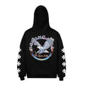 RHUDE Hoodie Distressed Eagle Ring Typography
