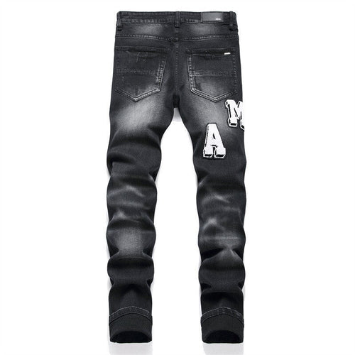 AMIRI Jeans High-quality distressed pure cotton