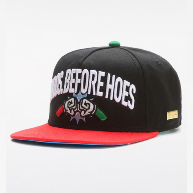 Trendy flat brimmed snapback hatsshade