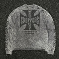 Unisex Vintage  sweatshirt West Coast CSFGANG Limited Edition Crewneck Sweatshirt – Heavyweight fabric with a washed, distressed finish and multiple hand-cut, distressed details.