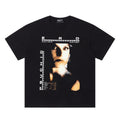 ERD T Shirts Dark Tone Offset Figure Distressed Letter Street Tee