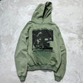 Unisex Vintage Hoodie "Depressed Boy" Limited Edition Hoodie – Custom heavyweight fabric featuring a natural, faded look achieved through Asut-style enzyme and stone washing, with pockets removed after the wash process.