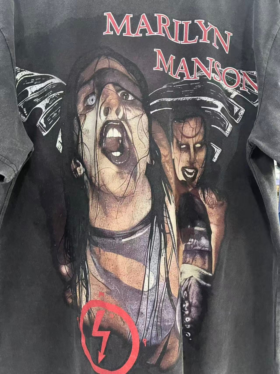 Vintage style washed summer wear T shirt