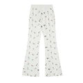 American-style streetwear harem pants Elastic Waist Printed Flare Bottoms