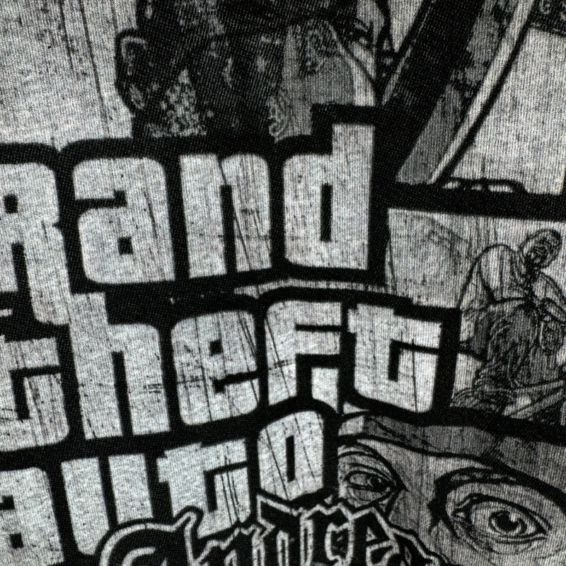 Unisex Vintage T Shirts GTA: San Andreas Limited Edition High-Street Short-Sleeve Tee – featuring a premium heavy-duty distressed wash, direct-to-garment white ink printing, and an unbeatable feel and texture.