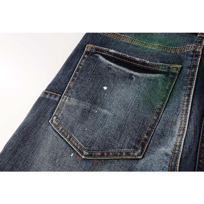 purple brand jeans Pure Cotton High Street Trend