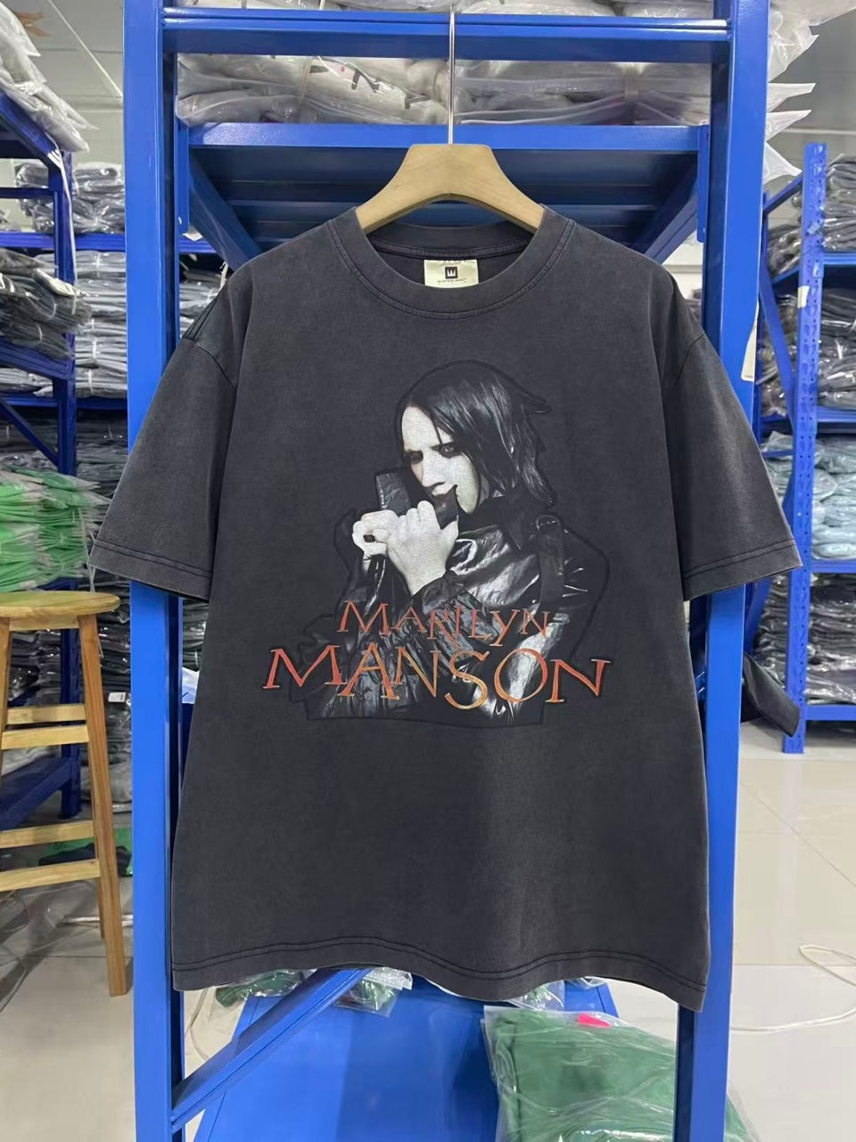 Vintage style washed summer wear T shirt