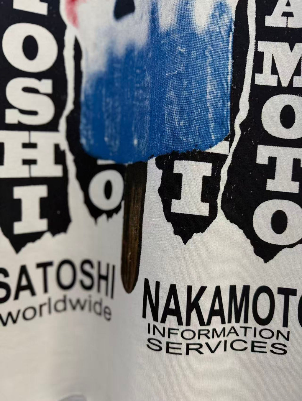 Satoshi Nakamoto t shirt High-quality heavyweight streetwear with a vintage, distressed aesthetic.