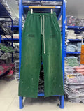 Satoshi Nakamoto Sweatpants High-quality heavyweight streetwear with a vintage, distressed aesthetic.