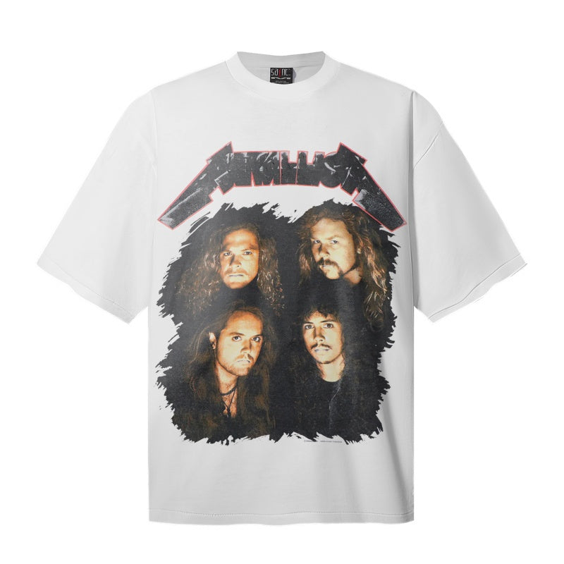 Saint Michael T Shirts Classic Rock Band Grunge Portrait Motif