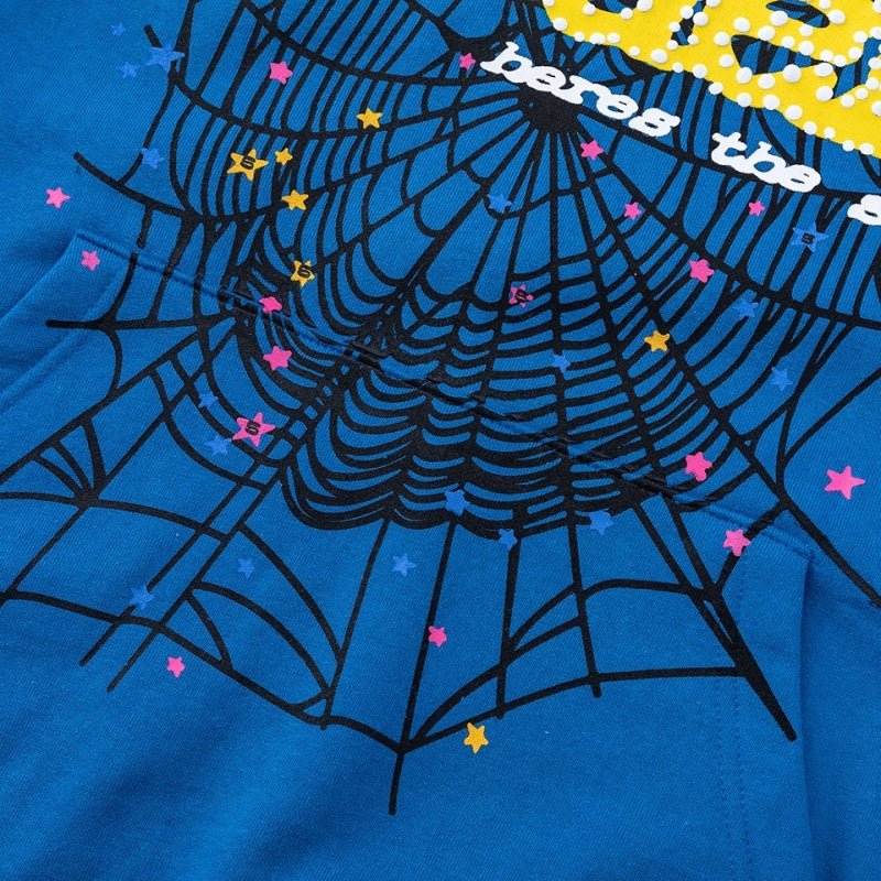 Spiderweb hoodie High-quality pure cotton for autumn and winter