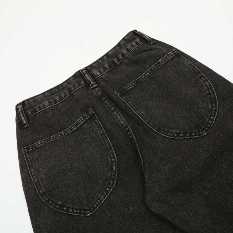 American-style streetwear harem pants Y2K Grunge Cargo Pocket Flared Jeans