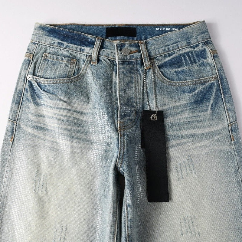 Purple brand Jeans High-quality pure cotton streetwear trousers