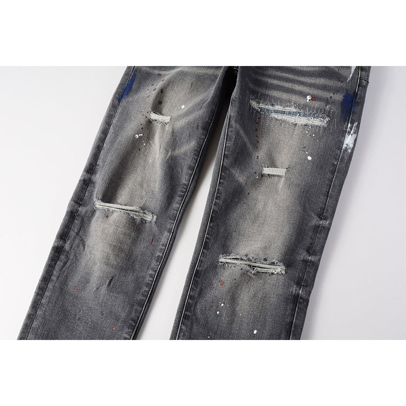 purple brand jeans Pure Cotton High Street Trend