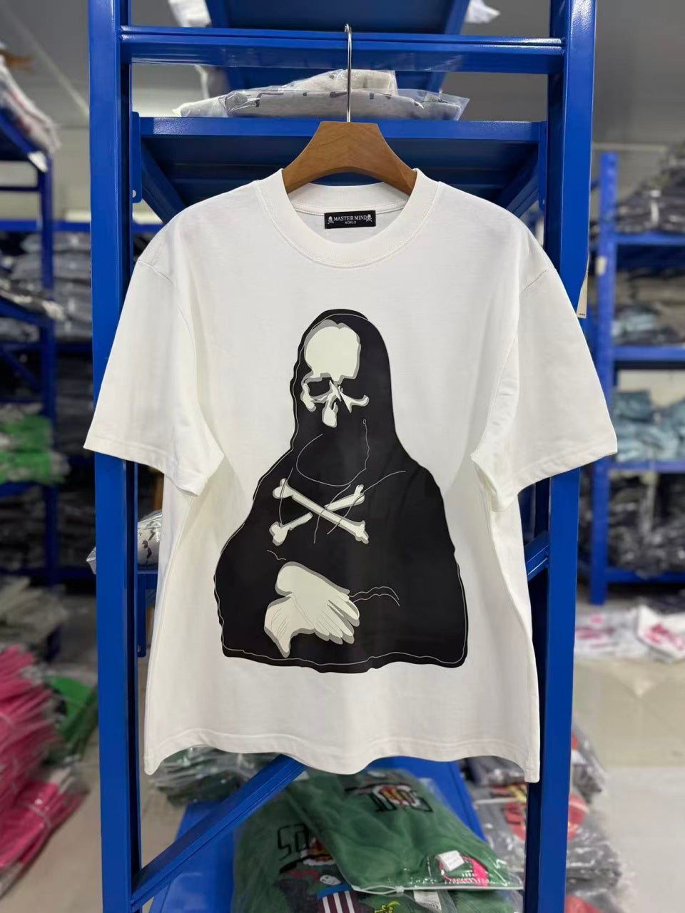 Vintage style washed summer wear T shirt Skull