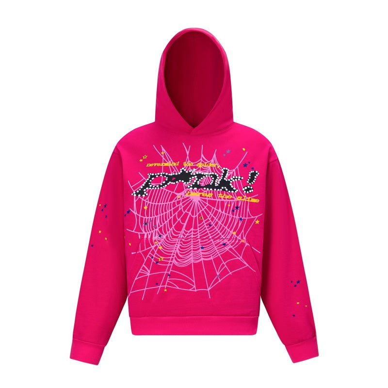 Spiderweb hoodie High-quality pure cotton for autumn and winter