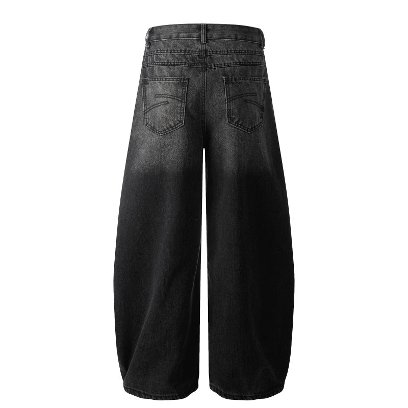 American-style streetwear harem pants Baggy Curved Silhouette Streetwear Trousers