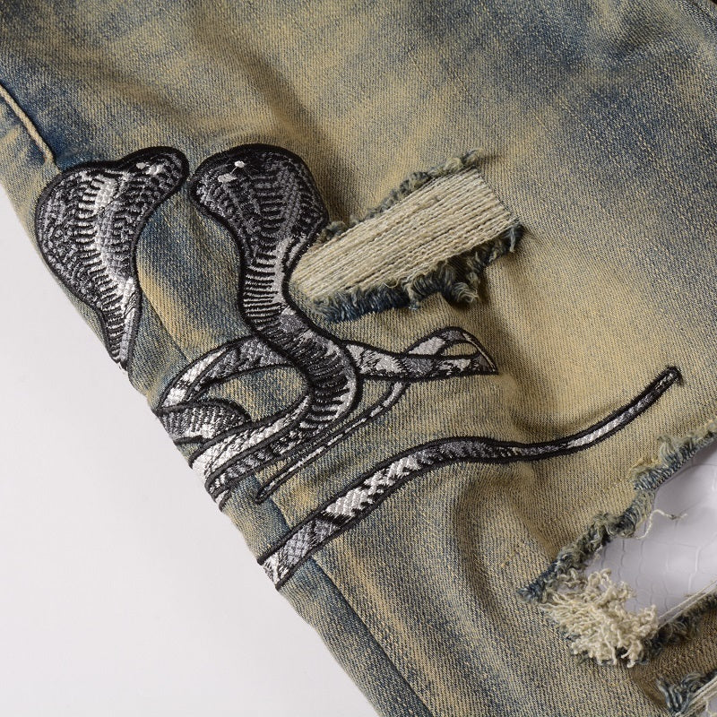 Men Trendy Jeans Pure cotton high quality