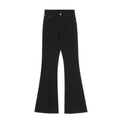 American-style streetwear harem pants Two-tone vintage paneled flare cut