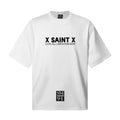 Saint Michael T Shirts SM94 Bottom Tag Simple Text Logo Streetwear
