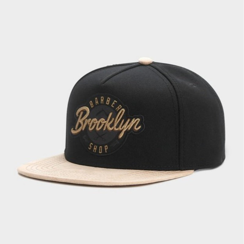 Trendy flat brimmed snapback hatsbrooklyn men's and women's adjustable hat