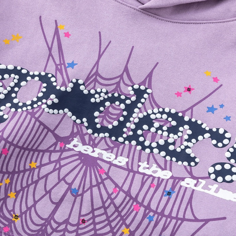 Spiderweb hoodie High-quality pure cotton for autumn and winter