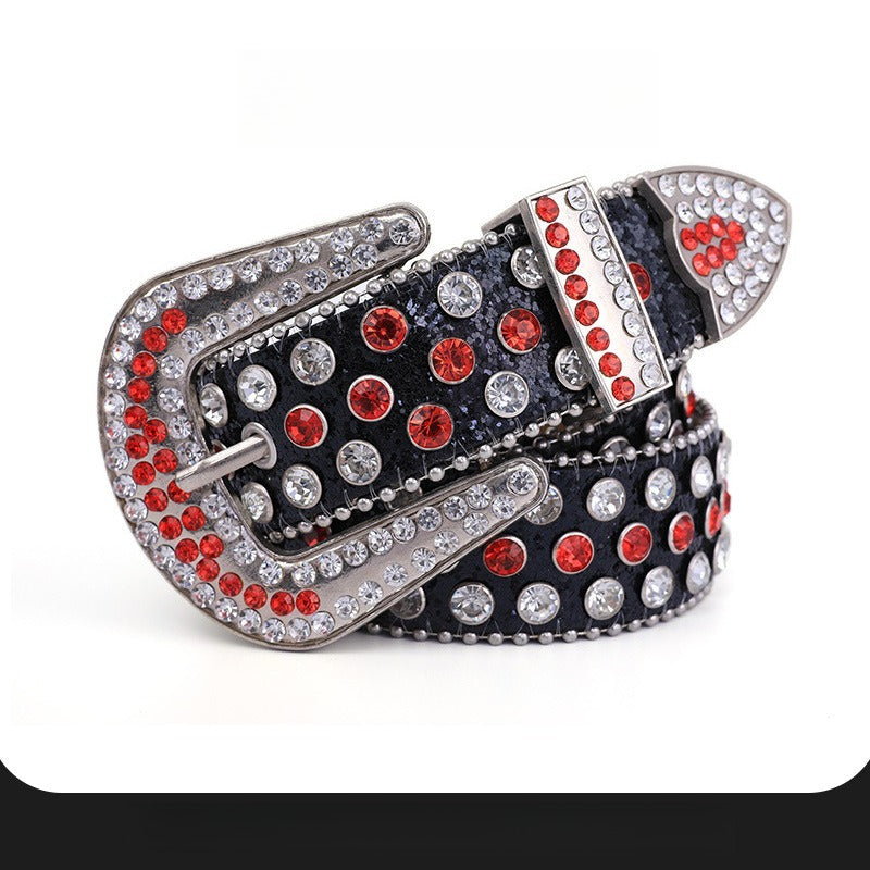 Hip-Hop Punk Rhinestone Belt