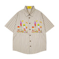 Unisex vintage T-shirt Polo shirt with a stand-up collar