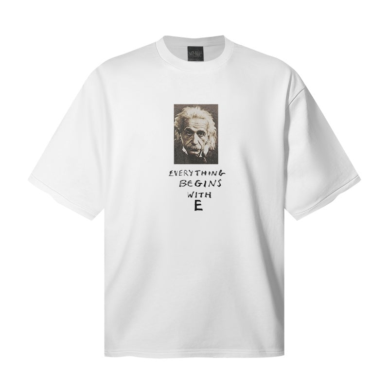 Saint Michael T Shirts Funny Science Quote Vintage Portrait