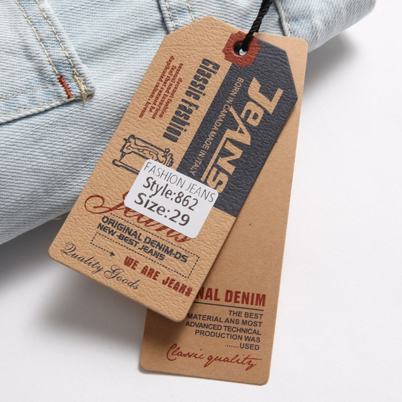 Denim shorts High-quality trendy Cross-pattern veneer casual pure cotton Non-stretch plus-size men's clothing
