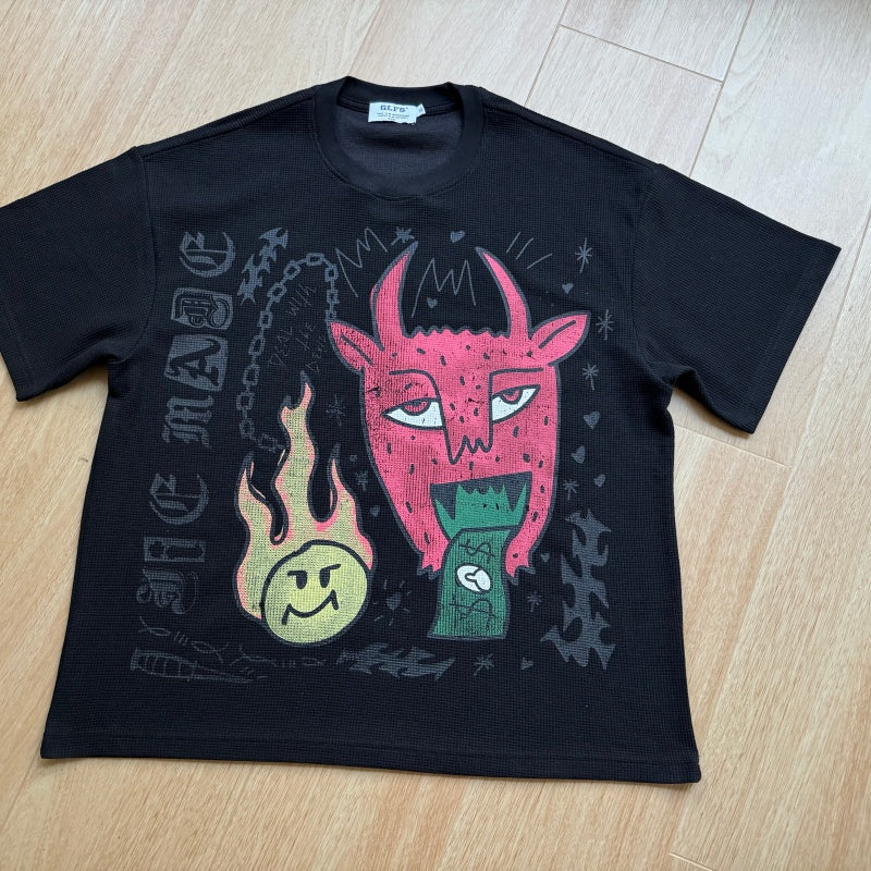 Unisex vintage T-shirt Magic Horn Smile