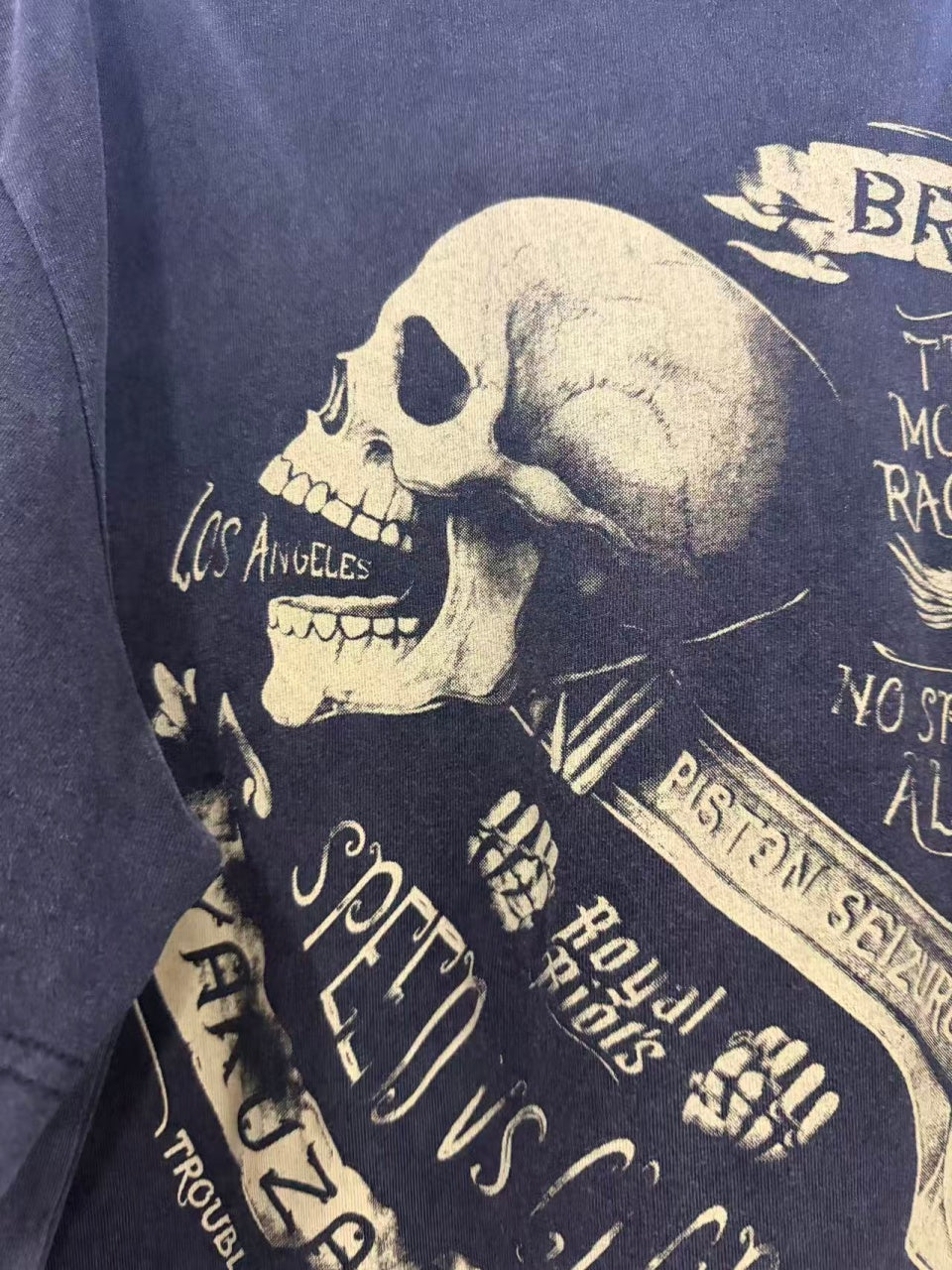 Vintage style washed summer wear T shirt