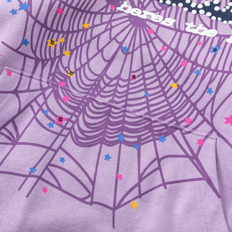 Spiderweb hoodie High-quality pure cotton for autumn and winter