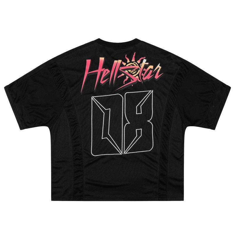 Vintage-style American T-shirt  Faded Gradient Digit Sport Design
