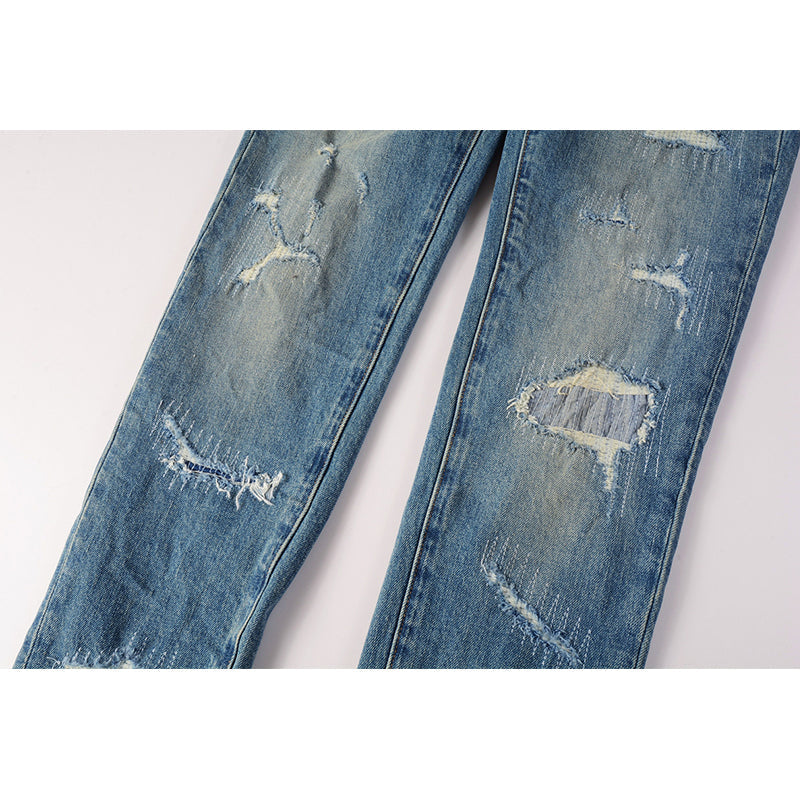 purple brand jeans Pure Cotton High Street Trend