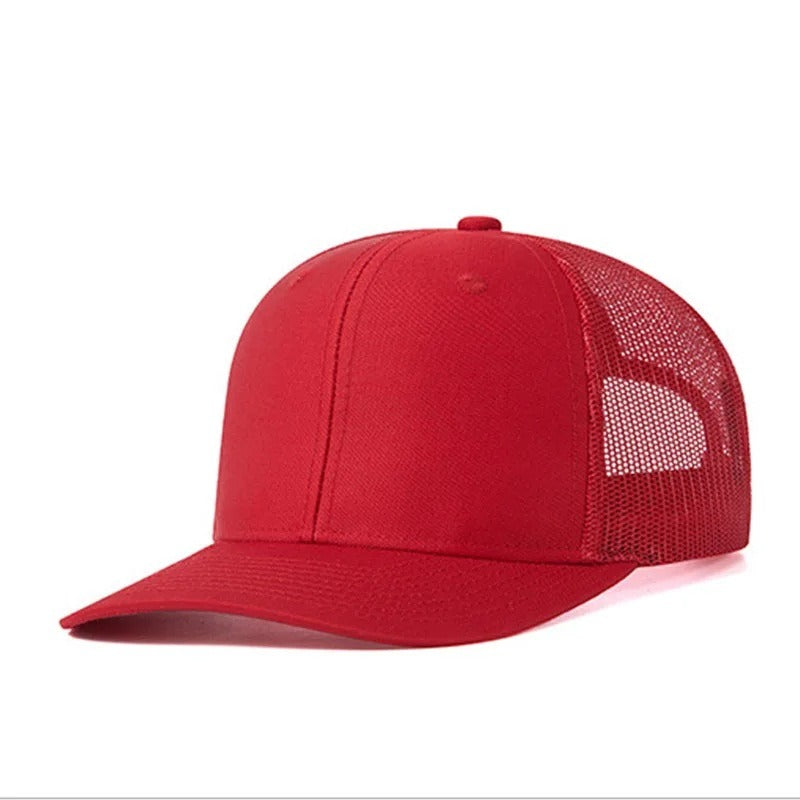 Trendy flat brimmed snapback hatssunshade net hat