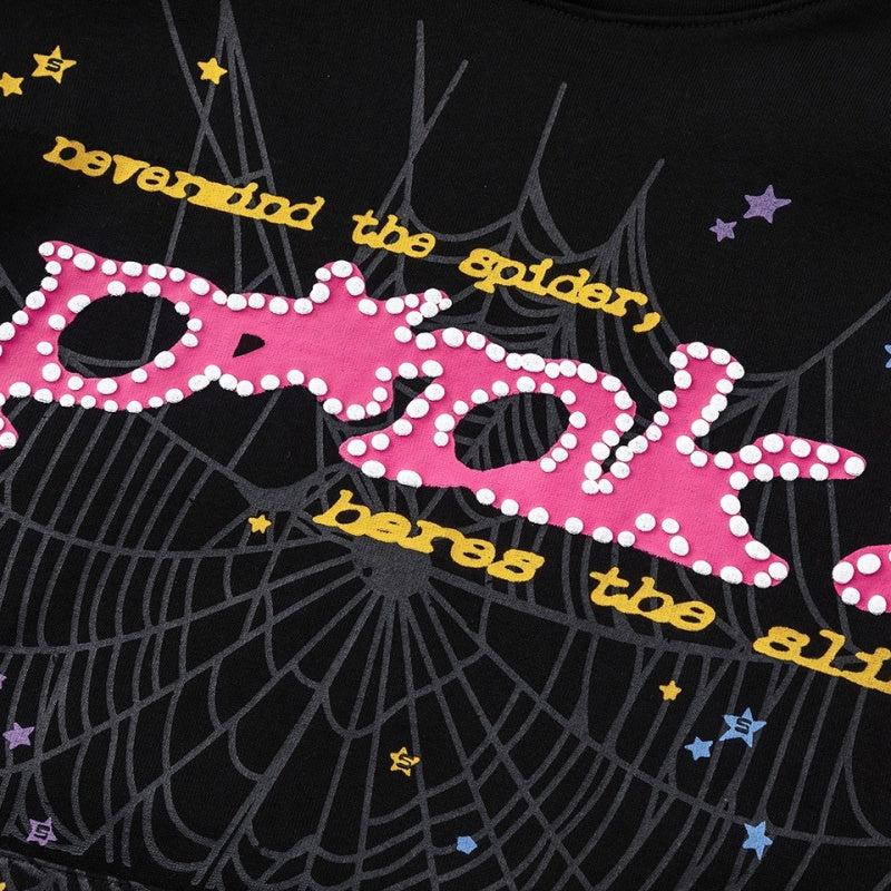 Spiderweb hoodie High-quality pure cotton for autumn and winter