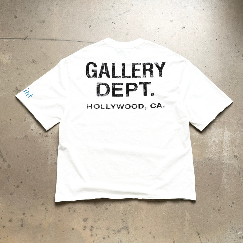 Unisex Vintage T Shirts Saint x Gallery Dept. "Guardian Angel" Collaboration (Limited Edition). Features heavyweight 320g fabric that retains its quality after washing and matches the original specifications. Constructed using vintage-style single-st