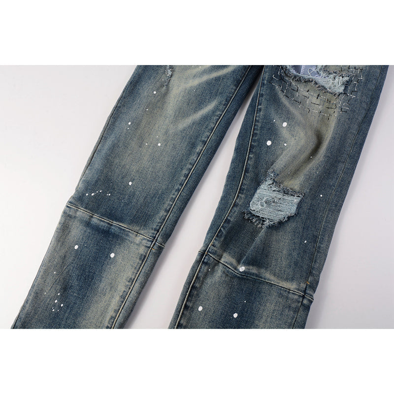purple brand jeans Pure Cotton High Street Trend